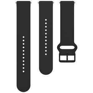 POLAR 交換用シリコン バックル&ループ リストバンド 20mm POLAR ブラック 910106985 POLAR 交換用シリコン バックル&ループ リストバンド 20mm POLAR ブラック 910106985
