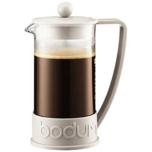 ブラジルフレンチプレスコーヒーメーカー1L ボダム ホワイト 10938913 ブラジルフレンチプレスコーヒーメーカー1L ボダム ホワイト 10938913