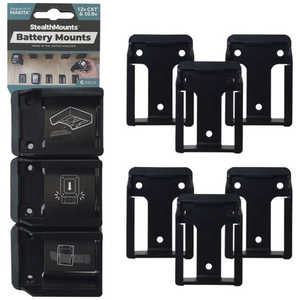 STEALTHMOUNTS ステルスマウント バッテリーマウントマキタ12V用(6個入り)ブラック BMMK12BLK6