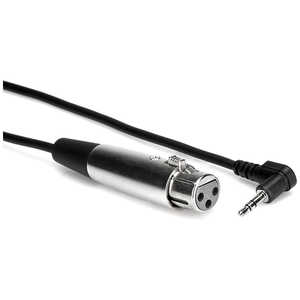 HOSA 4.5M XLRキャノンメス-L型ステレオミニオス オーディオケーブル XVM-115F