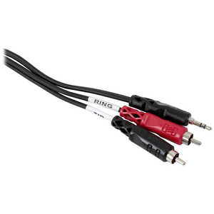HOSA 3M ステレオミニオス-RCAオスX2 オーディオケーブル CMR-210 HOSA 3M ステレオミニオス-RCAオスX2 オーディオケーブル CMR-210