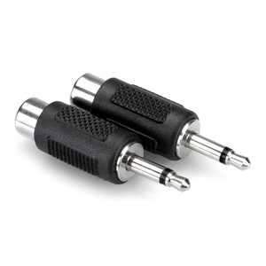 HOSA RCAメス-モノラルミニオス 変換アダプター 2個パック GRM-114 HOSA RCAメス-モノラルミニオス 変換アダプター 2個パック GRM-114
