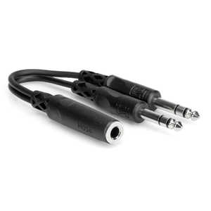 HOSA ステレオフォンメス-ステレオフォンオス×2 Yケーブル YPP-308 HOSA ステレオフォンメス-ステレオフォンオス×2 Yケーブル YPP-308