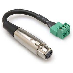 HOSA BULK XLRキャノンメス-ユーロブロックオス 変換アダプター PHX-106F HOSA BULK XLRキャノンメス-ユーロブロックオス 変換アダプター PHX-106F