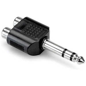 HOSA RCAメス×2-ステレオフォンオス 変換アダプター GPR-484 HOSA RCAメス×2-ステレオフォンオス 変換アダプター GPR-484