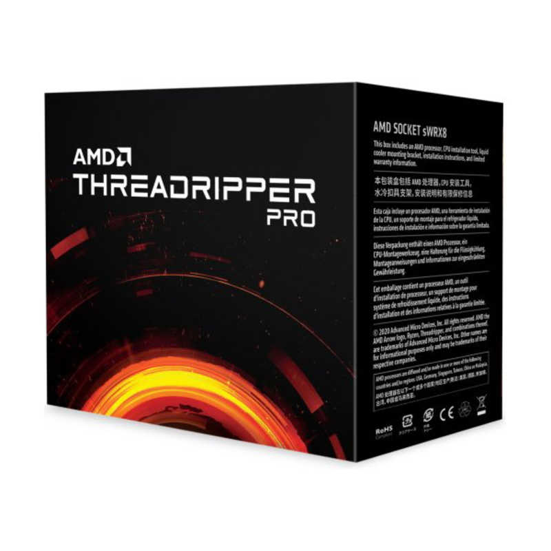 AMD AMD 〔CPU〕AMD Ryzen Threadripper PRO 3995WX BOX W/O Cooler（64C128T、2.7GHz、280W） 100-100000087WOF 100-100000087WOF 100-100000087WOF