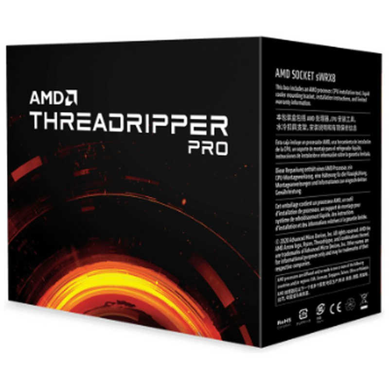 AMD AMD 〔CPU〕AMD Ryzen Threadripper PRO 3995WX BOX W/O Cooler（64C128T、2.7GHz、280W） 100-100000087WOF 100-100000087WOF 100-100000087WOF