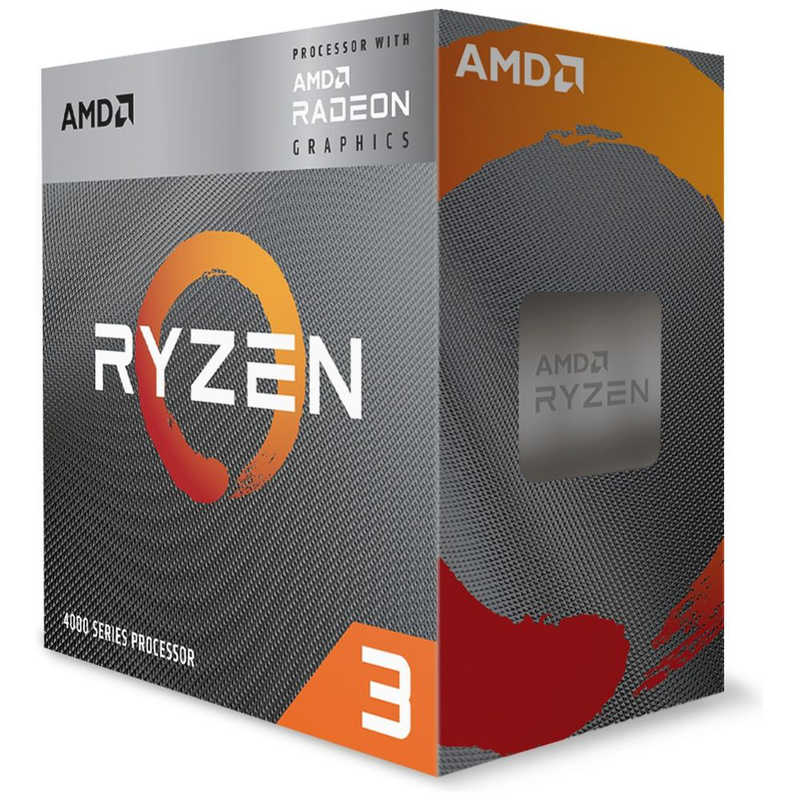 AMD AMD AMD Ryzen 3 4300G With Wraith cooler (4C/8T4.1GHz65W) 100100000144BOX 100100000144BOX