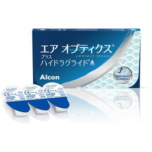 日本アルコン (度あり/-11.50) エア オプティクス プラス ハイドラグライド (BC8.6/PWR-11.50/DIA14.2) カラコン 