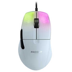 ROCCAT ゲーミングマウス 有線/ 7ボタン/ アッシュホワイト WH ROC1140501