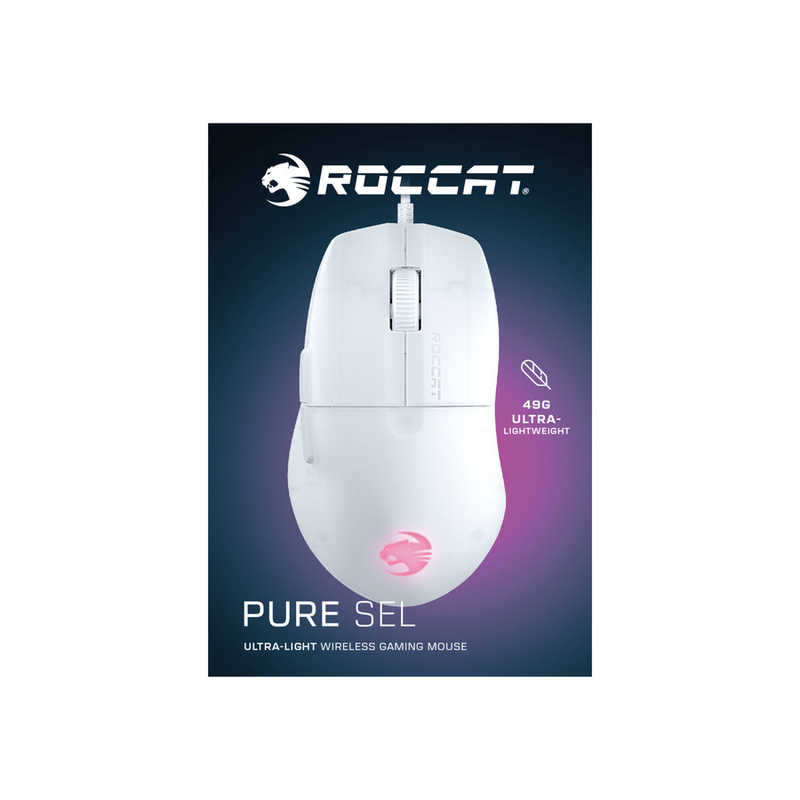 ROCCAT ROCCAT ゲーミングマウス Pure SEL ホワイト ［光学式 /有線 /6ボタン /USB］ ROC-11-465-05 ROC-11-465-05
