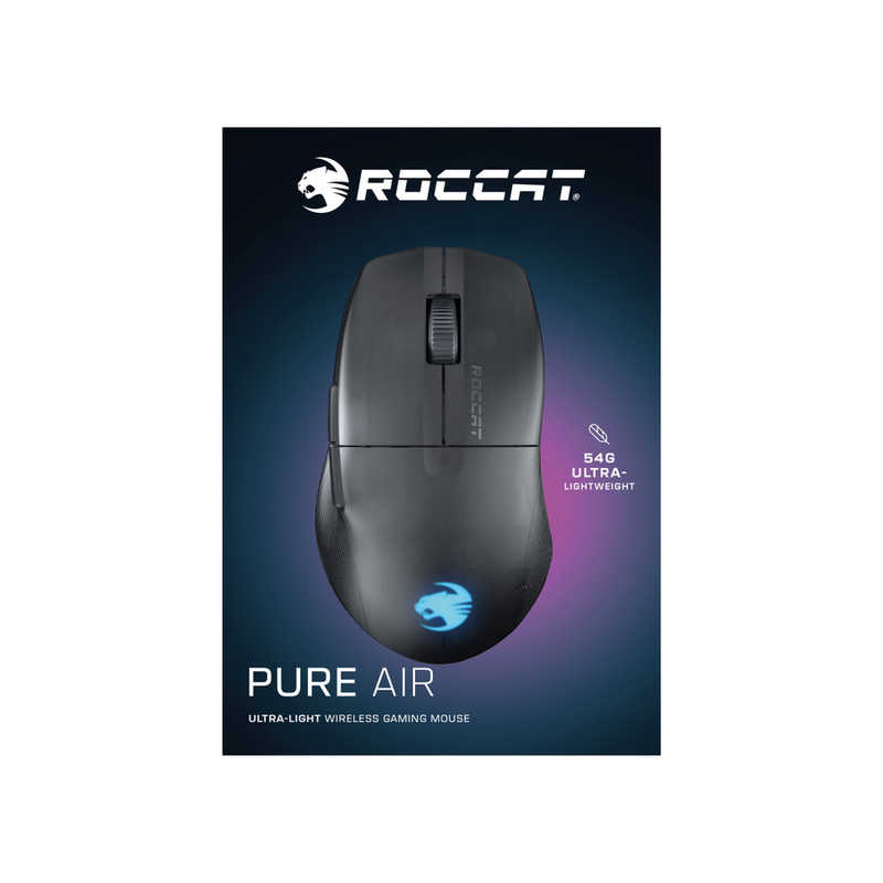 ROCCAT ROCCAT ゲーミングマウス Pure Air ブラック ［光学式 /有線/無線(ワイヤレス) /6ボタン /Bluetooth・USB］ ROC-11-468-05 ROC-11-468-05