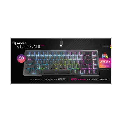 ROCCAT VULCAN II Mini ブラック 英語配列 [有線 /USB-A+USB-C] ROC-12-043
