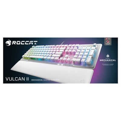 ROCCAT ゲーミングキーボード Vulcan II ホワイト 日本語配列 ［有線 