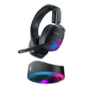 ROCCAT Syn Max Air ɥåդ磻쥹 3D Audio RGB ߥ󥰥إåɥå Υ磻쥹(BluetoothUSB) /ξ /إåɥХɥס ROC-14-155-01