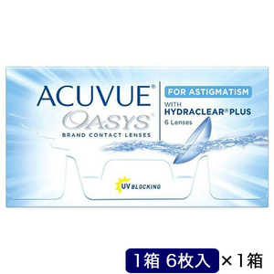 ジョンソン＆ジョンソン (度あり/-3.75) アキュビューオアシス乱視用 (BC8.6/CYL-1.25/AX10/DIA14.5) コンタクトレンズ 