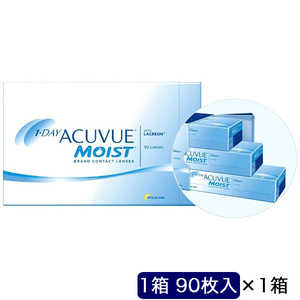 ジョンソン＆ジョンソン (度あり/-3.50) ワンデーアキュビューモイスト90枚パック (BC9.0) コンタクトレンズ 