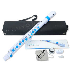 NUVO プラスチックフルート jFlute2.0 ホワイト+ブルー N220JFBL NUVO プラスチックフルート jFlute2.0 ホワイト+ブルー N220JFBL