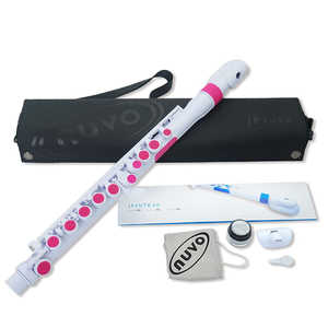 NUVO プラスチックフルート jFlute2.0 ホワイト+ピンク N220JFPK NUVO プラスチックフルート jFlute2.0 ホワイト+ピンク N220JFPK