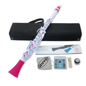 NUVO プラスチッククラリネット Clarineo2.0 ホワイト+ピンク N120CLPK NUVO プラスチッククラリネット Clarineo2.0 ホワイト+ピンク N120CLPK