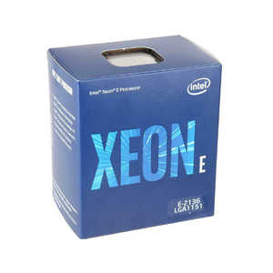 インテル [CPU] インテル XEON E-2136 BOX