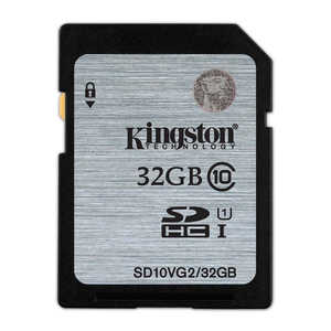 キングストン 32GB・Class10 UHS-I対応SDHCカード SD10VG232GB