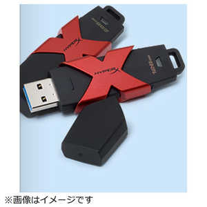 キングストン USBメモリ HyperX Savage レッド [256GB /USB3.1 /USB TypeA /キャップ式] HXS3256GB