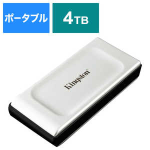 キングストン 外付けSSD USB-C接続 (Chrome/Mac/Windows11対応)［4TB /ポータブル型] SXS20004000