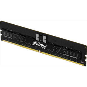 󥰥ȥ Сߥ FURY Renegade Pro DDR5(6400MT/s16Gbit) ECC Registered DIMM DDR5 /16GB /1 ֥Х륯ʡ KF564R32RBE-16