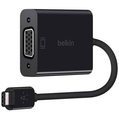 BELKIN 0.15m［USB-C オス→メス VGA］変換アダプタ F2CU037BTBLK