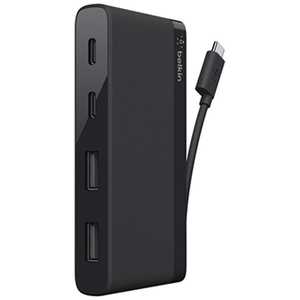 BELKIN USB-C 3.0ハブ｢4ポｰト･バスパワｰ｣ F4U090BTBLK