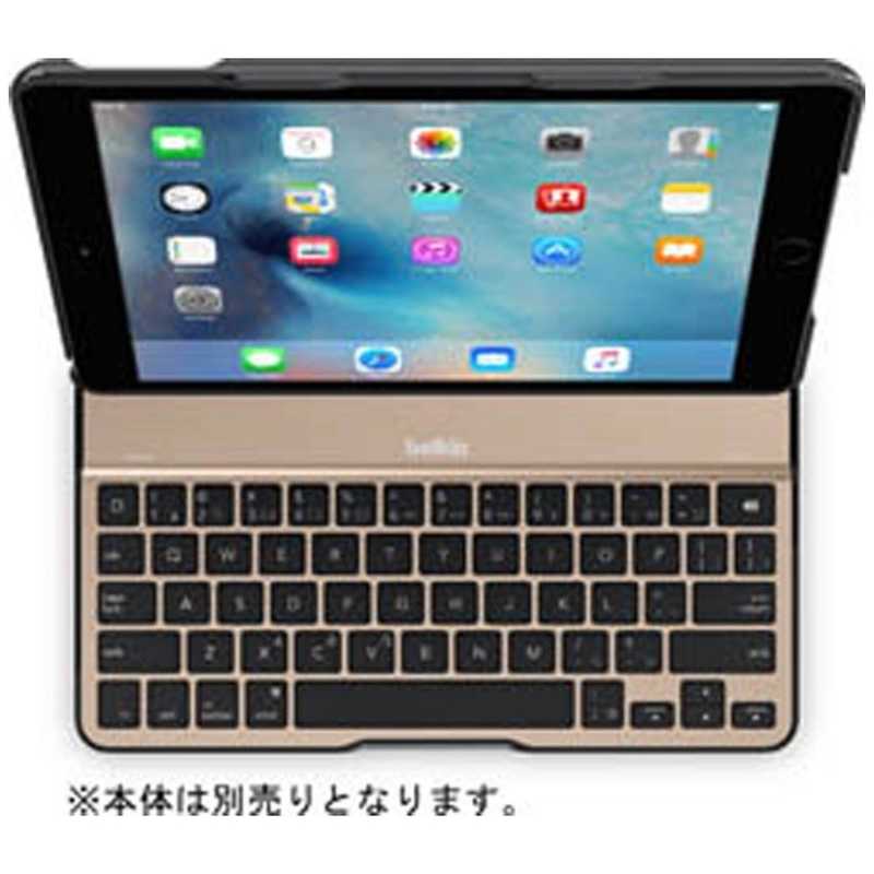 BELKIN BELKIN iPad Air 2用　QODE Ultimate Lite キーボードケース　ブラック／ゴールド　F5L190QEBGB F5L190QEBGB F5L190QEBGB
