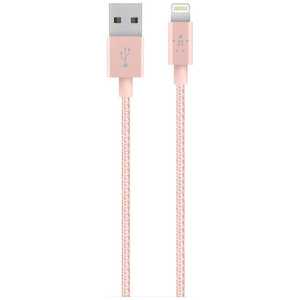 BELKIN ［ライトニング］ケーブル 充電・転送 （1.2m・ローズゴールド）MFi認証 F8J144BT04-C00 F8J144BT04-C00