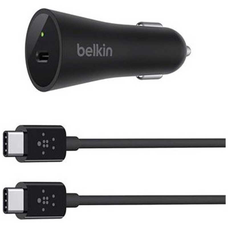 BELKIN BELKIN ［Type-C］DC - Type-C充電器 3A ＋Type-Cケーブル 1.2m （ブラック）F7U004bt04-BLK F7U004bt04-BLK F7U004bt04-BLK