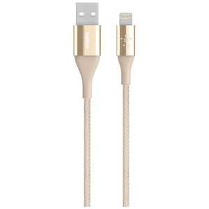 BELKIN ［ライトニング］ ケーブル 充電 2.4A （1.2m・ゴールド）MFi認証 F8J207bt04-GLD F8J207BT04-GLD