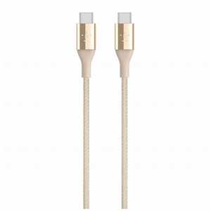 BELKIN [Type-C ⇔ Type-C]ケーブル 充電･転送 1.2m ゴールド F2CU050BT04GLD