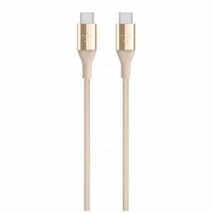 BELKIN [Type-C ⇔ Type-C]ケーブル 充電･転送 1.2m ゴールド F2CU050BT04GLD