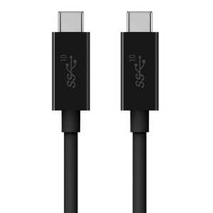 BELKIN 1.0m[USB-C オス⇔USB-C オス]2.0ケーブル 充電・転送 USB PD対応 5A ブラック F2CU052BT1MBLK