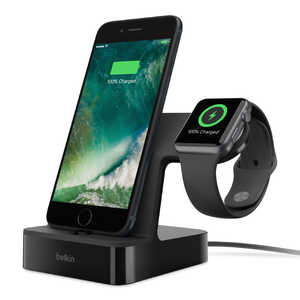 BELKIN PowerHouse Charge Dock for Apple Watch + iPhone F8J200QEBLK