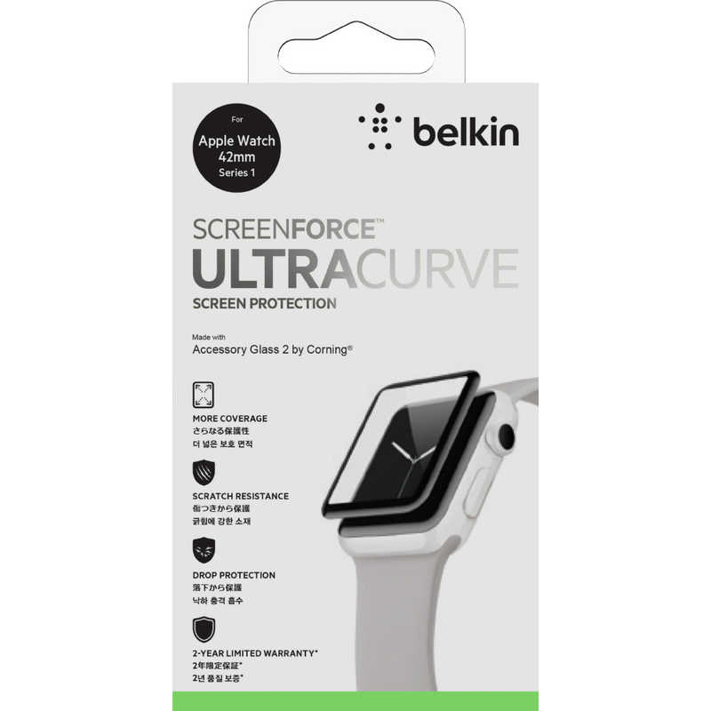 BELKIN BELKIN ScreenForce UltraCurveスクリーンプロテクター(シリーズ1､42mm) F8W838QE F8W838QE