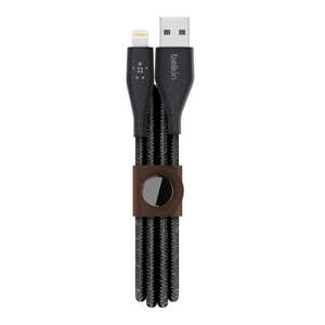 BELKIN 【アウトレット】BOOST↑CHARGE DuraTek Plus USB-AtoLightningケーブル F8J236bt04-BLK