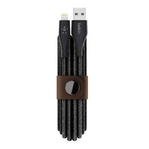 BELKIN BOOST↑CHARGE DURATEK PLUS USB-A TO LIGHTNING ケーブル F8J236BT10-BLK ブラック 3M