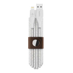 BELKIN BOOST↑CHARGE DURATEK PLUS USB-A TO LIGHTNING ケーブル ホワイト F8J236BT10WHT