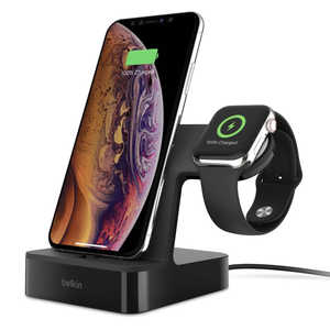 BELKIN PowerHouse Charge Dock for Apple Watch+iPhone F8J237QEBLK ブラック
