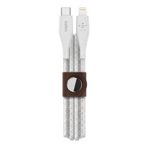 BELKIN DuraTek Plus USB-C to Lightning WHITE F8J243BT04WHT
