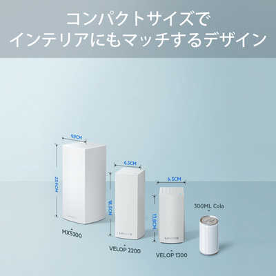 LINKSYS 無線LANルーター(Wi-Fiルーター) Wi-Fi 6(ax)/ac/n/a/g/b 目安