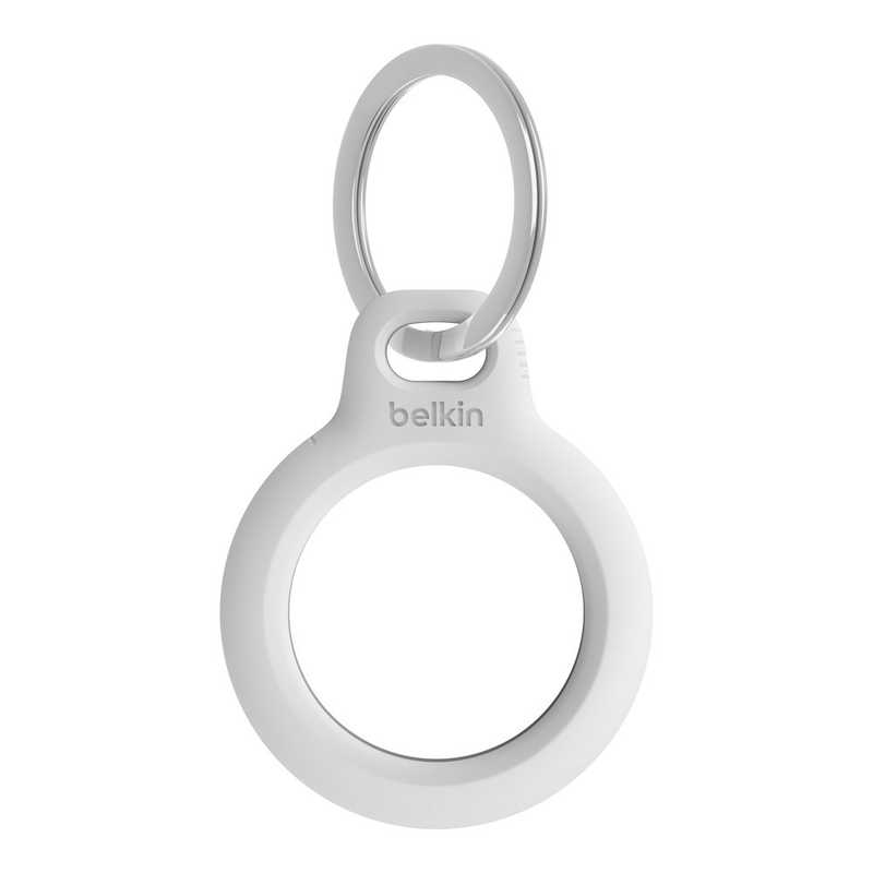 BELKIN BELKIN AirTag用キーリング保護ケース ホワイト ホワイト F8W973BTWHT F8W973BTWHT