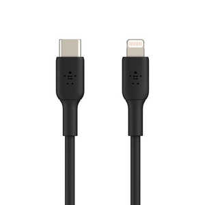 BELKIN USB-C to ライトニング PVCケーブル ブラック [1m] CAA003BT1MBK
