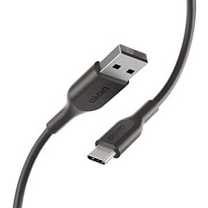 PLAYA USB-A ⇔ USB-Cケーブル [充電 /転送 /1.0m] ブラック PMBK2001YZ1M