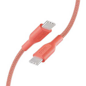 PLAYA USB-C ⇔ USB-Cケーブル [充電 /転送 /1.0m] コーラル PMLC2004YZ1M